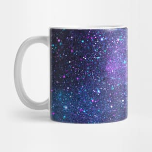 purple galaxy Mug